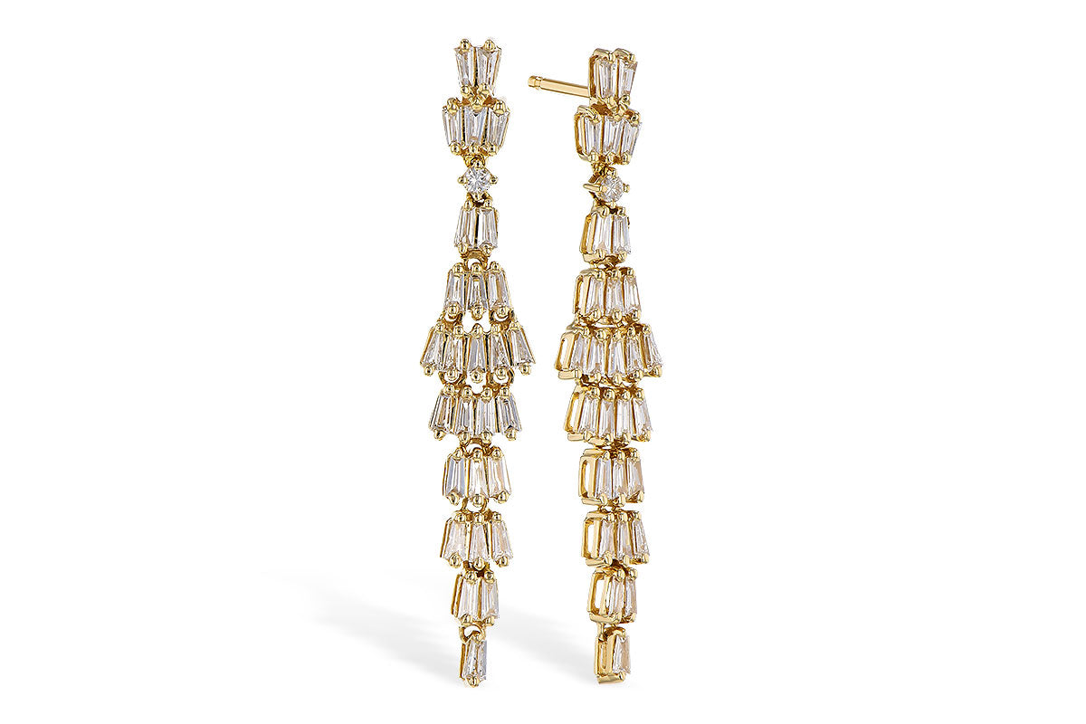 Allison Kaufman Diamond Chandelier Dangle Earrings
