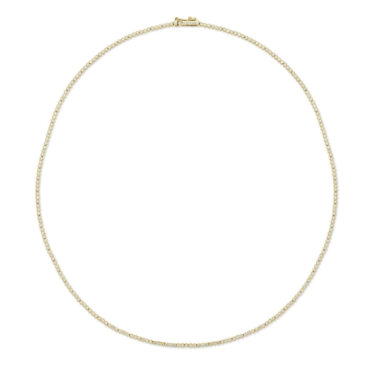 Sabrina Design Petite Diamond Tennis Necklace