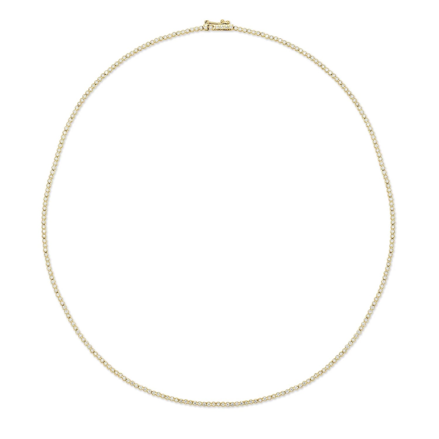 Sabrina Design Petite Diamond Tennis Necklace