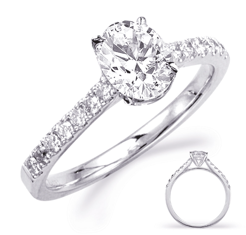 S.Kashi Cathedral Diamond Engagement Ring