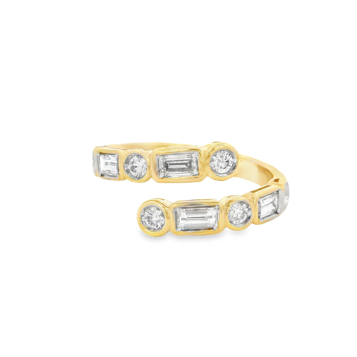 Herra Moti Diamond Bypass Ring