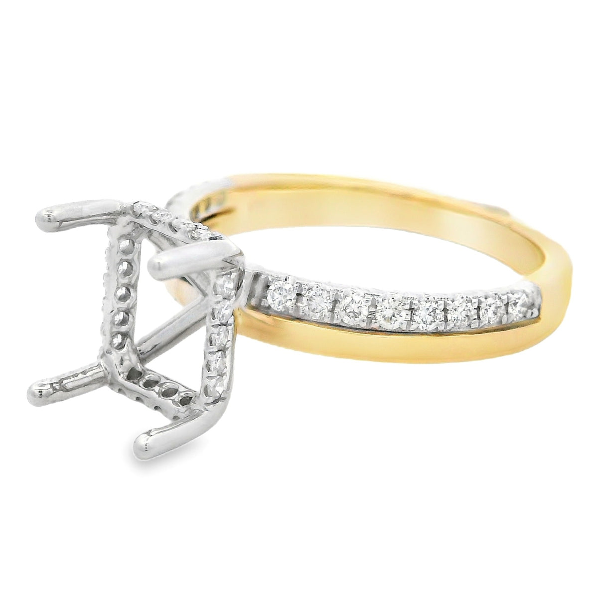 Herra Moti Hidden Halo Engagement Ring