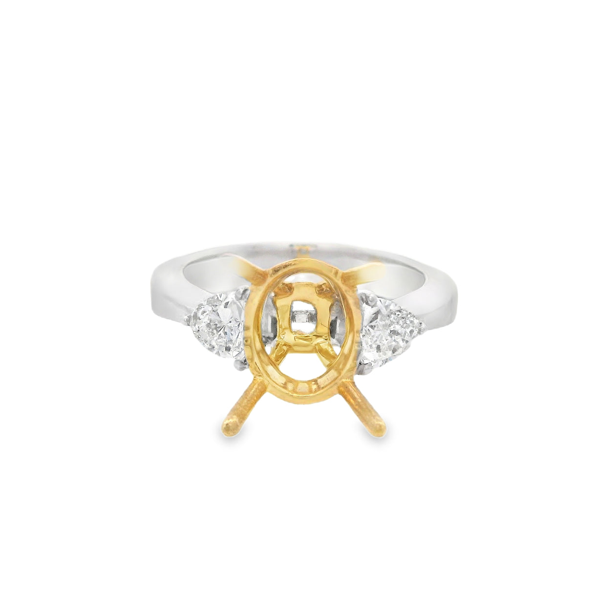 Herra Moti Three Stone Engagement Ring
