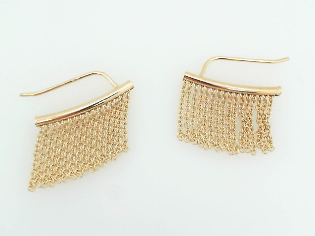 Royal Chain 14YG Fringe Climber Earrings