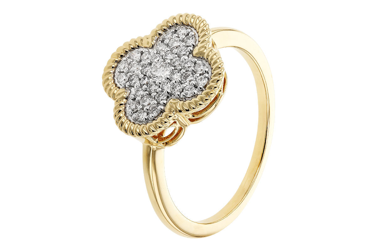 Allison Kaufman Diamond Clover Ring