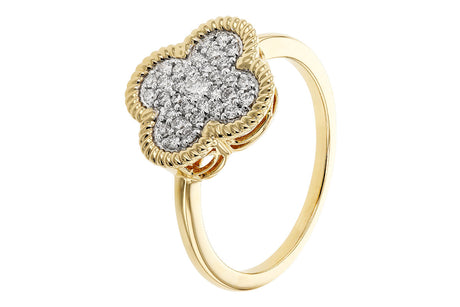 Allison Kaufman Diamond Clover Ring