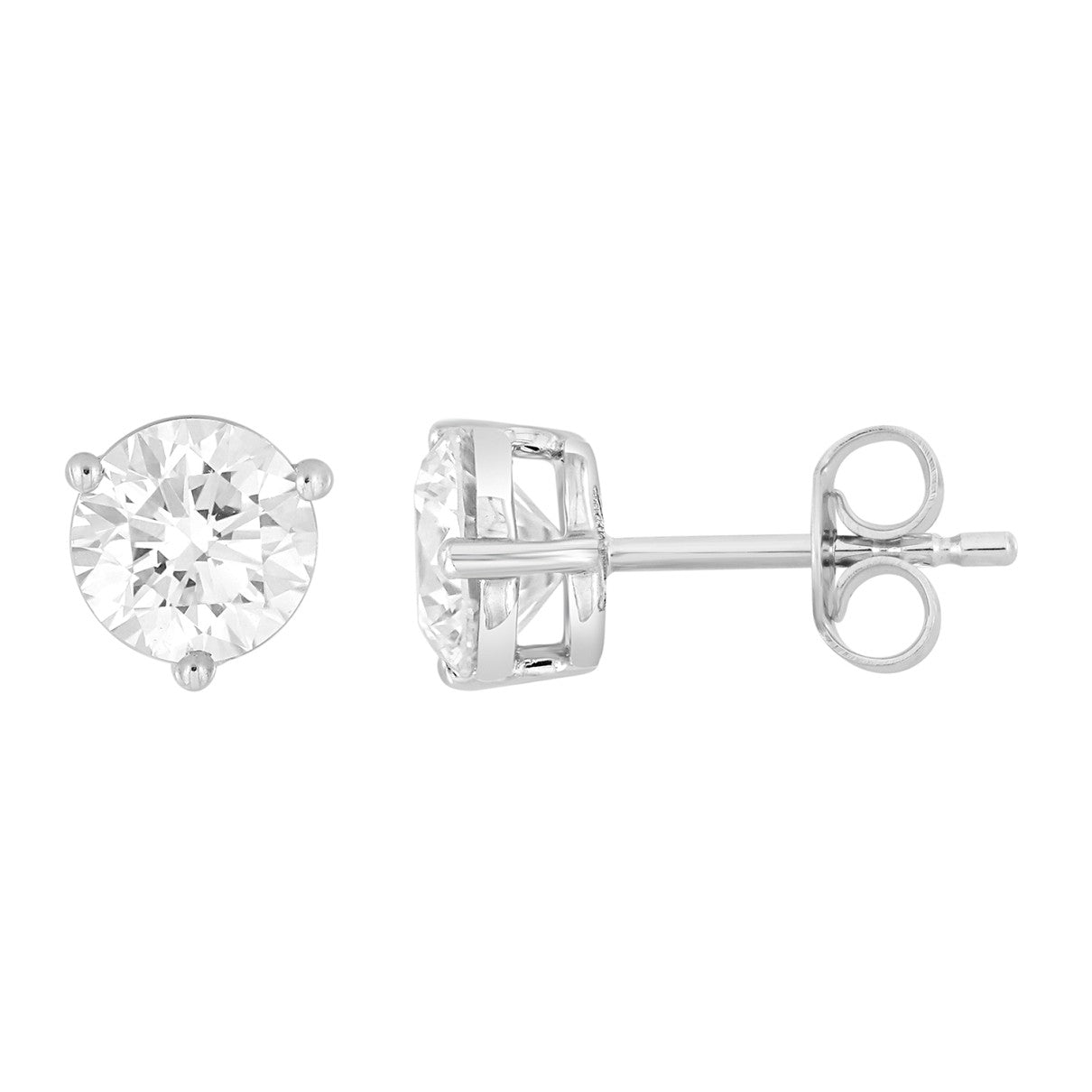 Ethos - Certified Lab Diamond Stud Earrings 2.50ctw