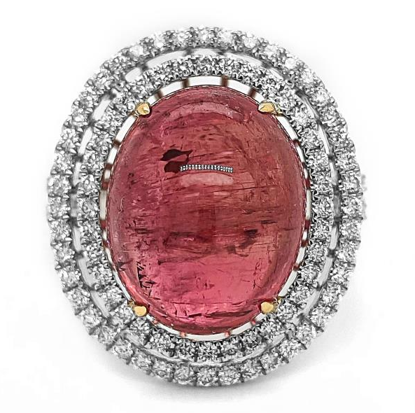 Almor Designs Pink Tourmaline Fashion Ring