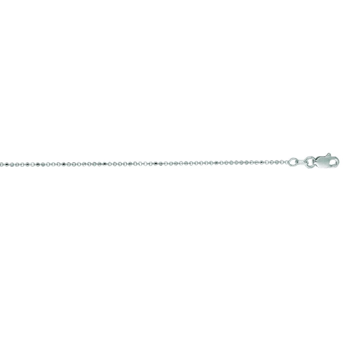 Diamond Cut Bead Chain 20In
