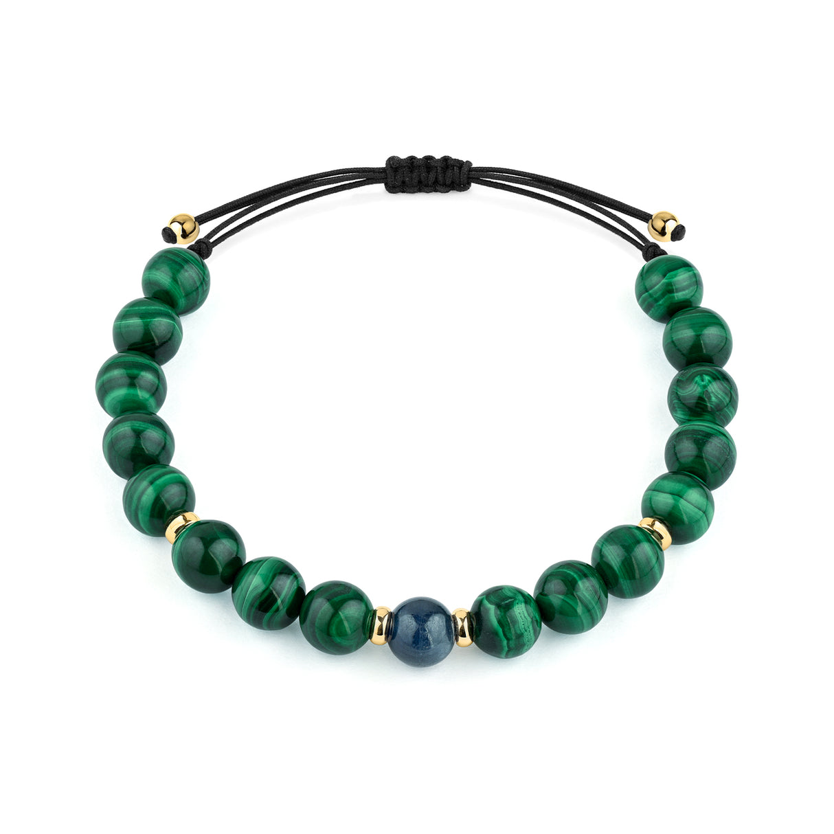 Facet Barcelona Malachite Bead Bracelet