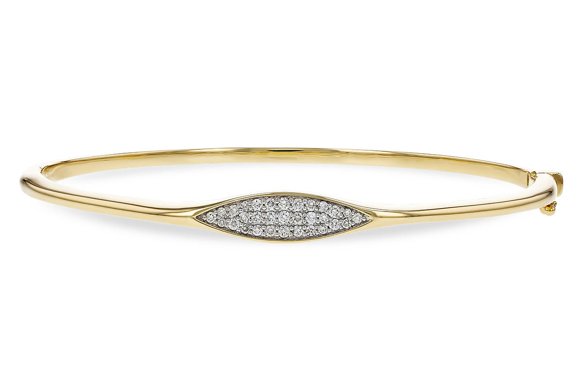 Allison Kaufman Pave Diamond Cluster Bangle