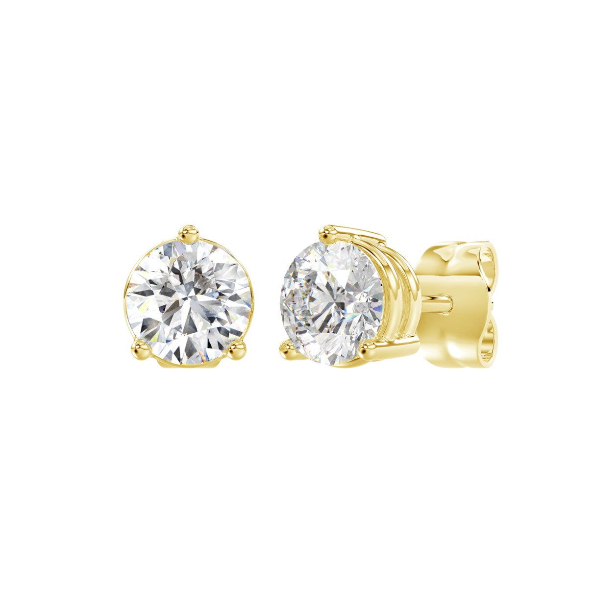 Ethos Certified Lab Diamond Stud Earrings 1.50ct