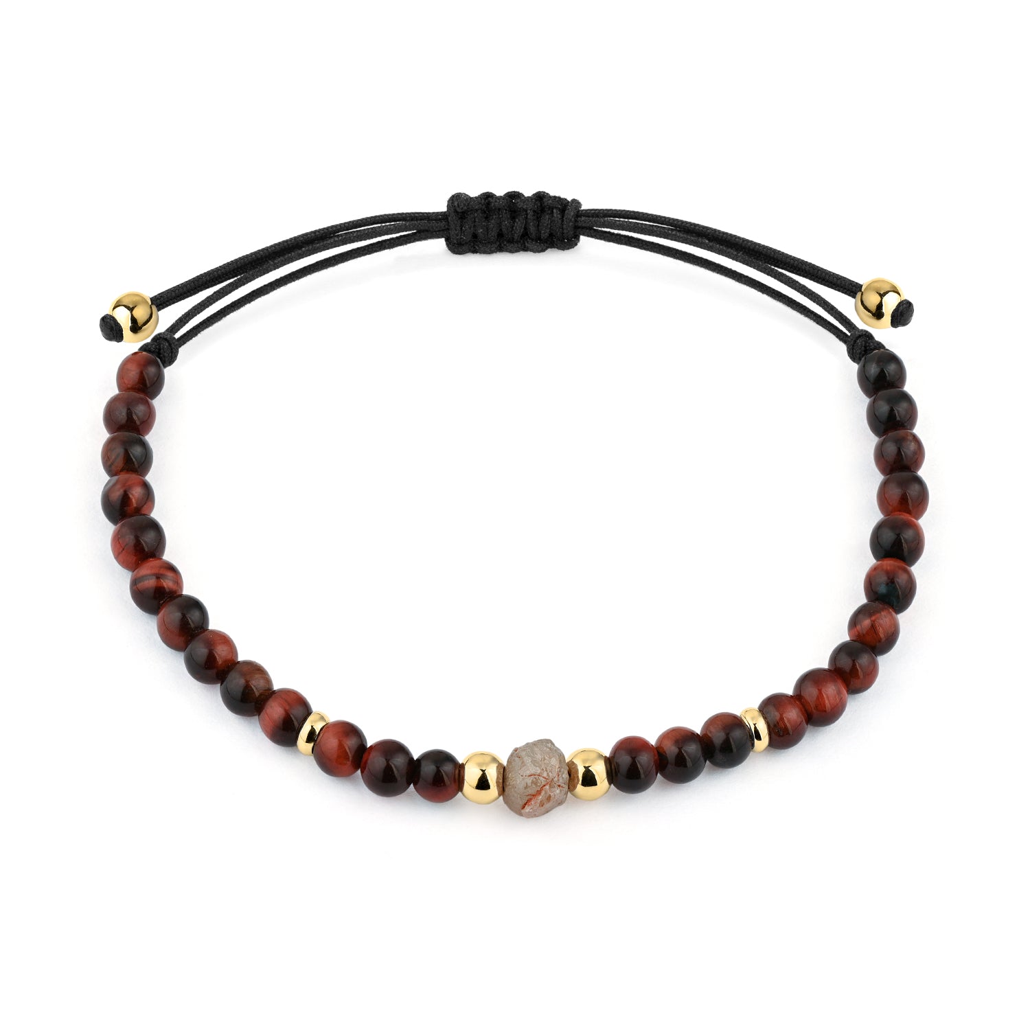 Facet Barcelona Red Tigers Eye Bracelet