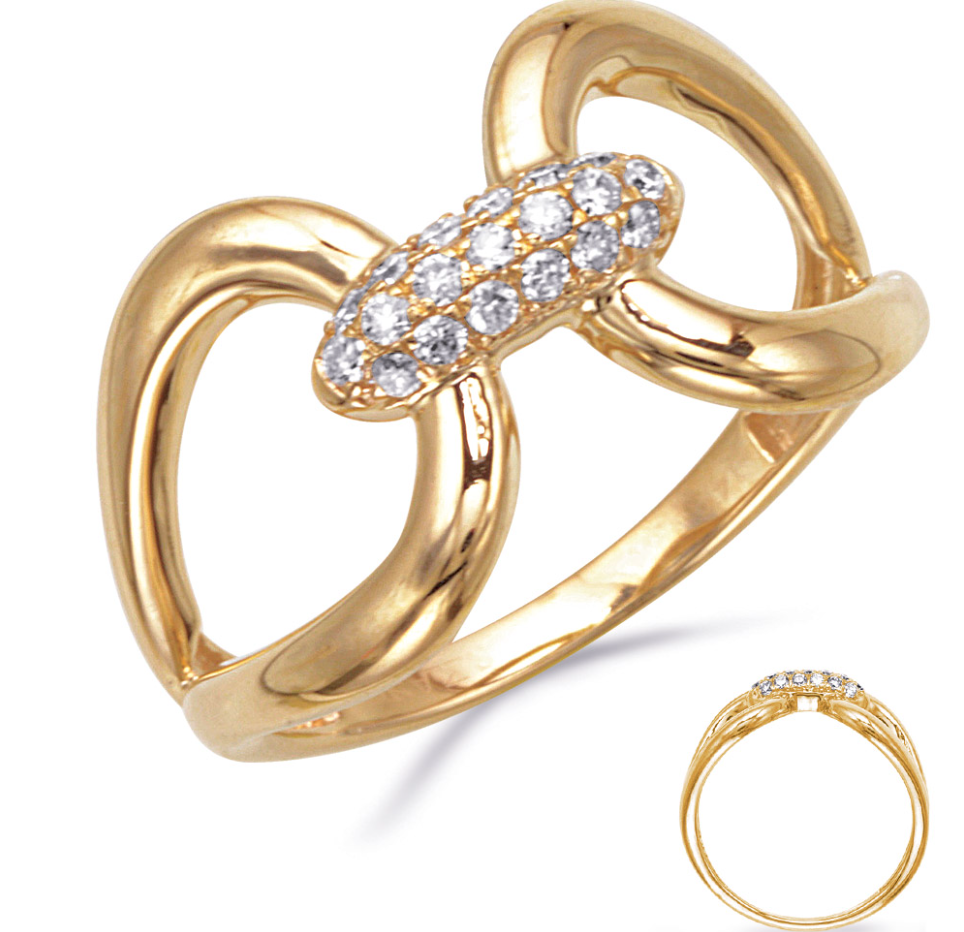 S.Kashi Diamond Link Fashion Ring