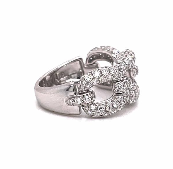 Almor Designs Chain Link Diamond Ring