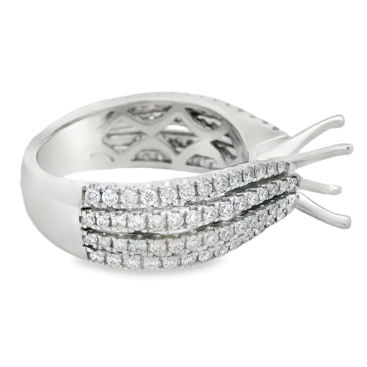 Herra Moti Tapered Diamond Engagement Ring