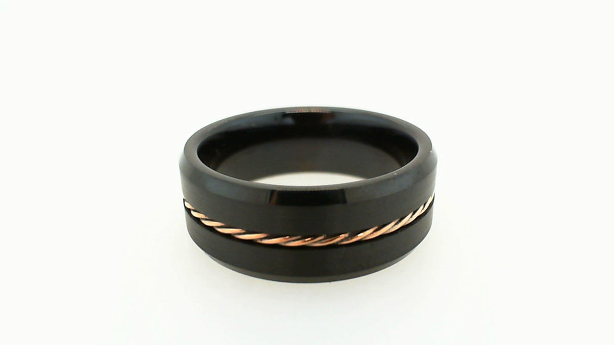 Rose Gold Braided Brushed Cent