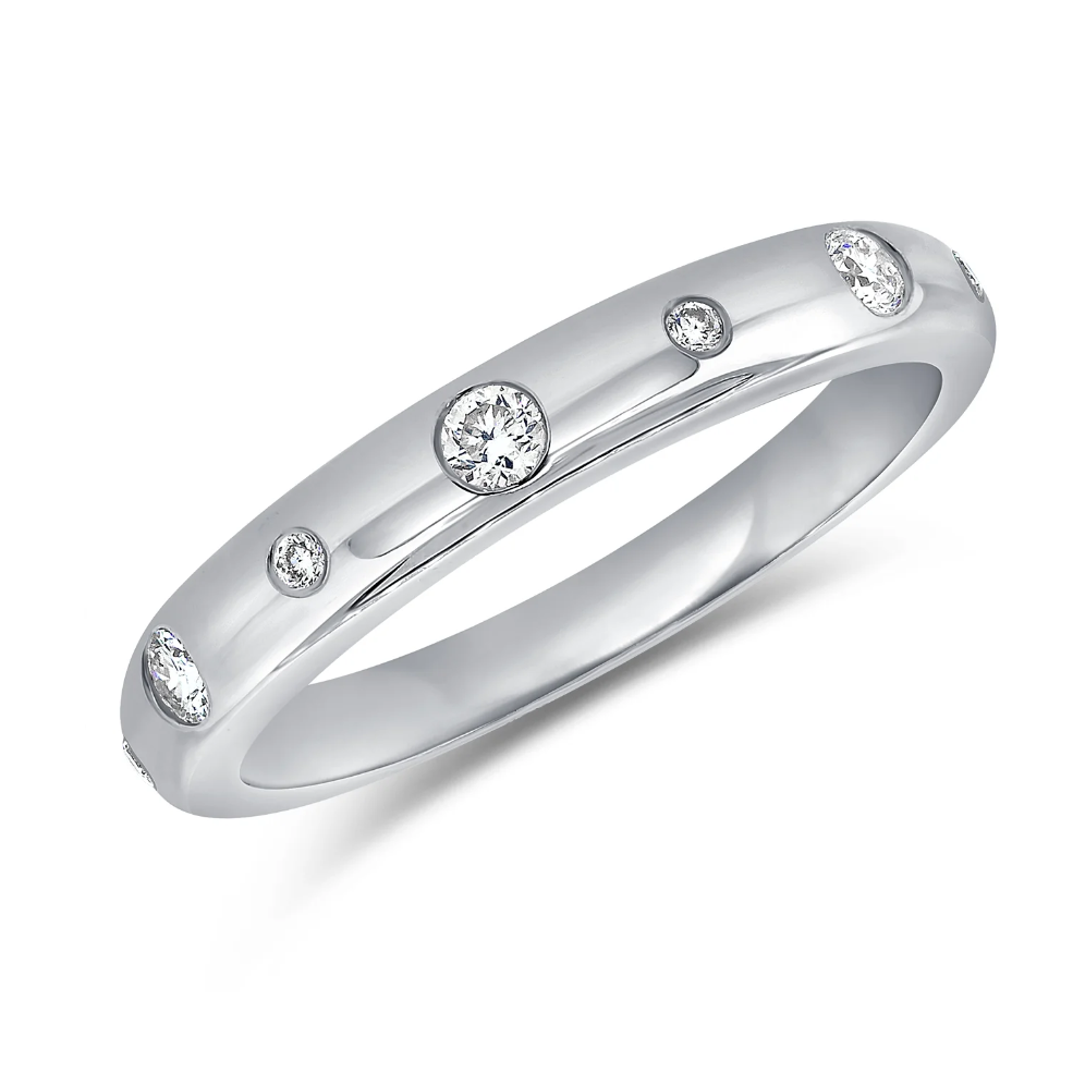 Sabrina Designs Flush Set Diamond Band