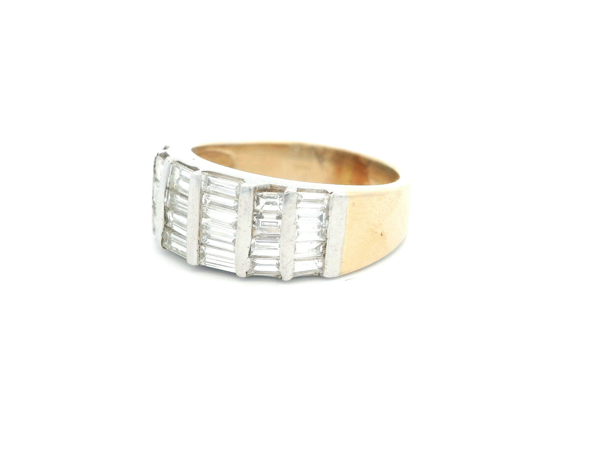 Baguette Diamond Men's Ring