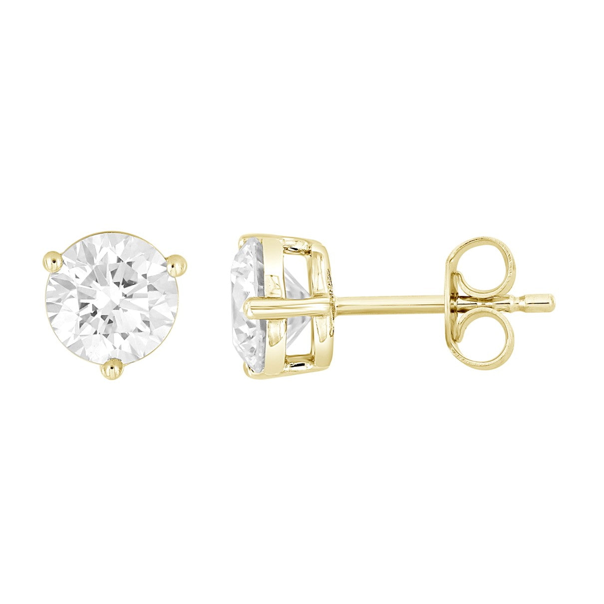Ethos- Certified Lab Diamond Stud Earrings 3.00ctw