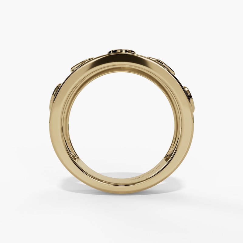 Costar Bezel Set Mixed Diamond Ring