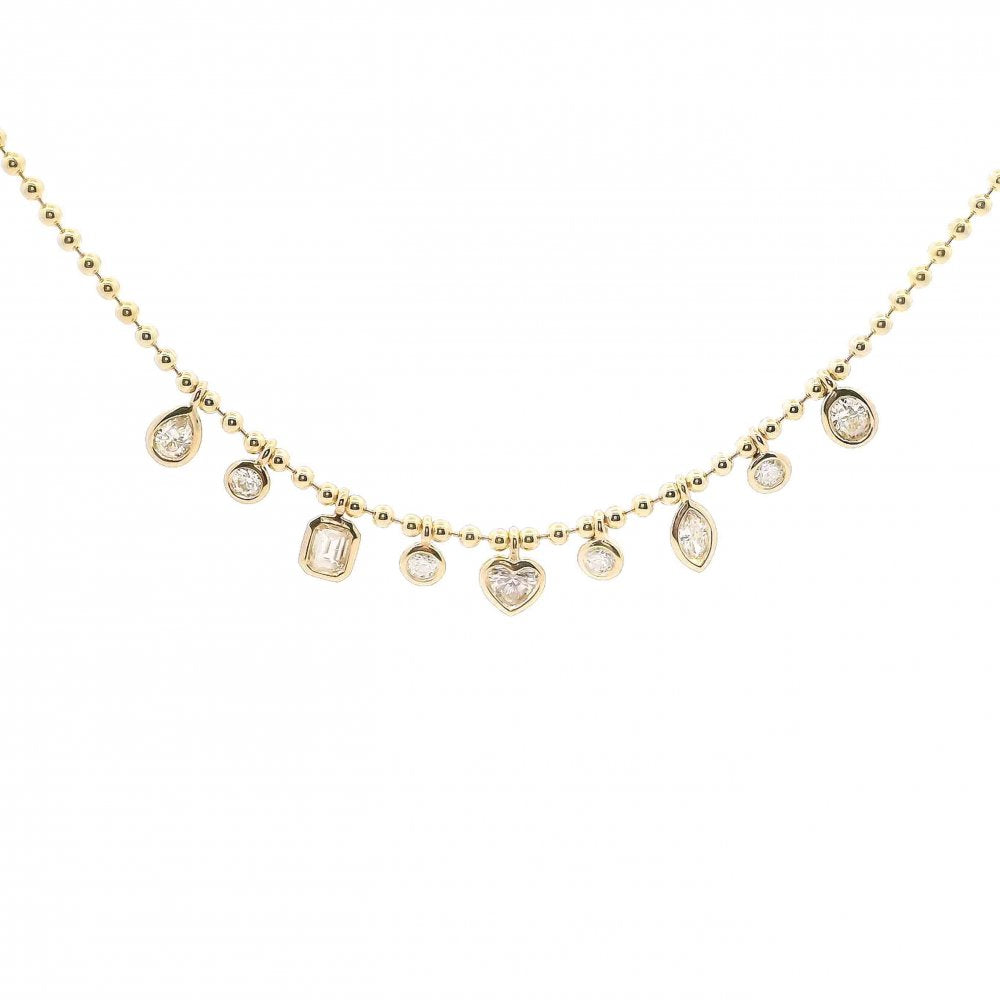 AGI Bezel Set Diamond Pendant