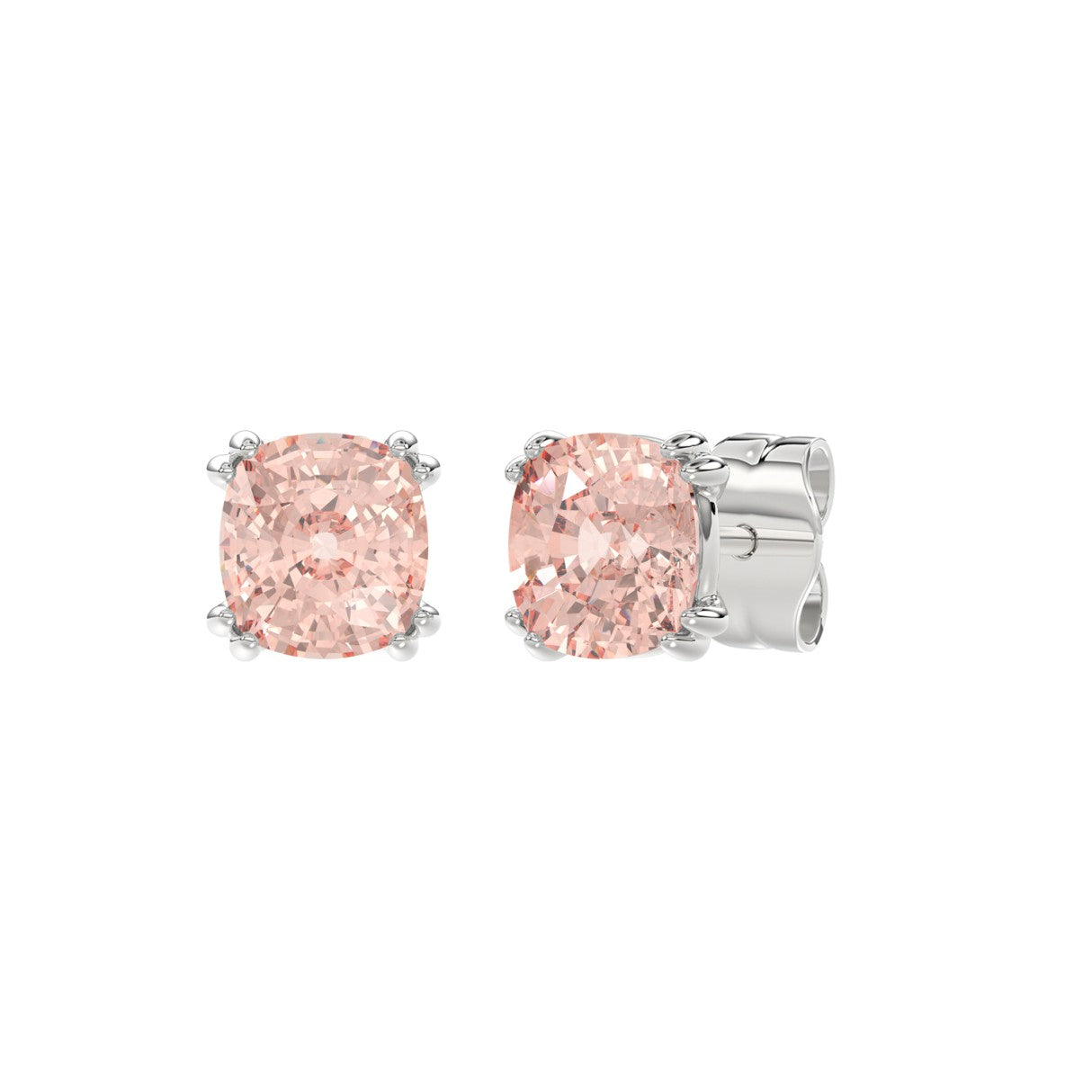 Ethos Pink Lab Diamond Stud Earrings