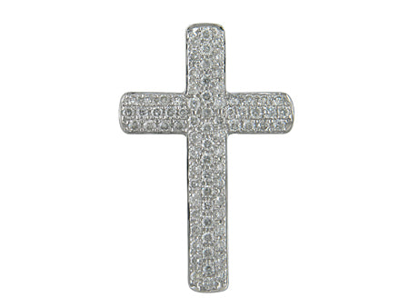 Pave Diamond Cross Pendant