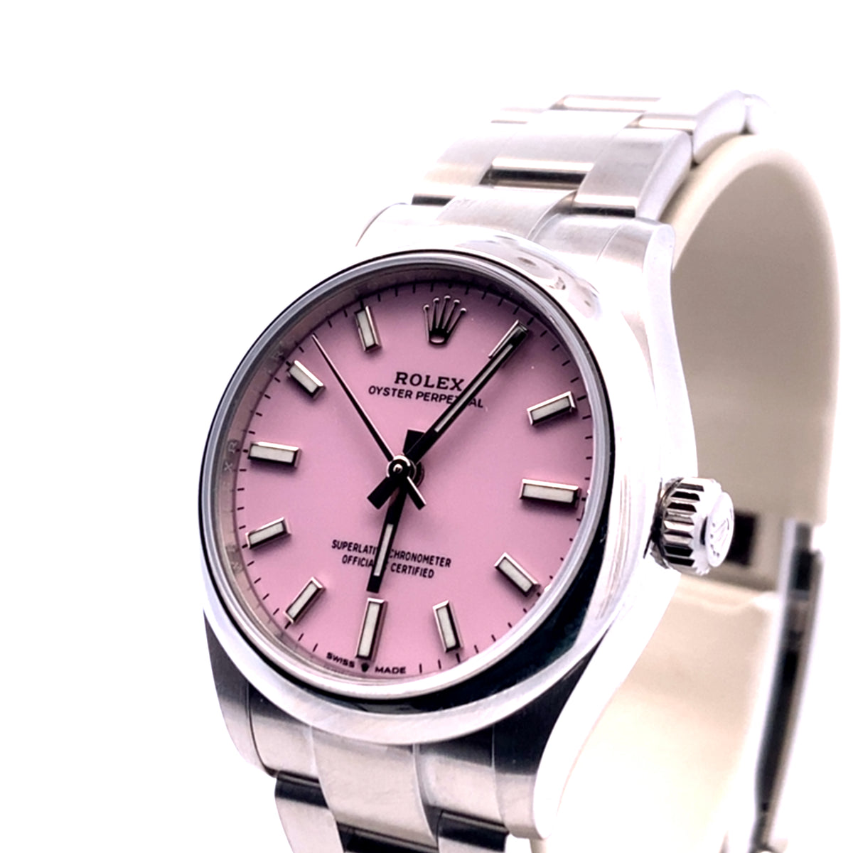 2021 Rolex Oyster Perpetual 277200 Candy Pink Dial 31mm
