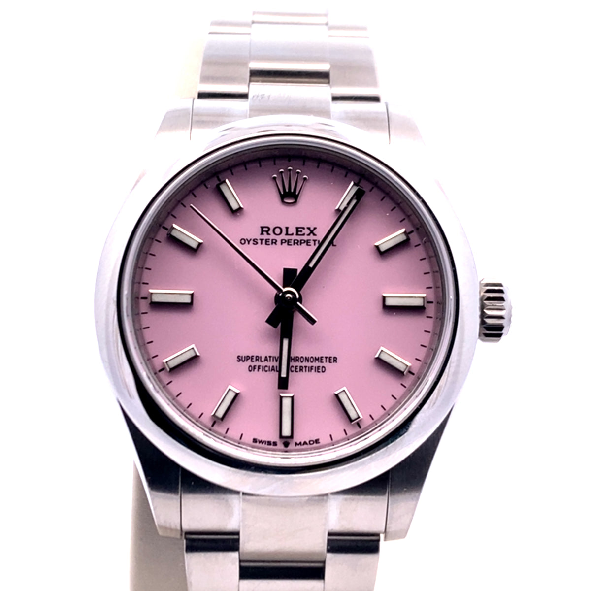 2021 Rolex Oyster Perpetual 277200 Candy Pink Dial 31mm