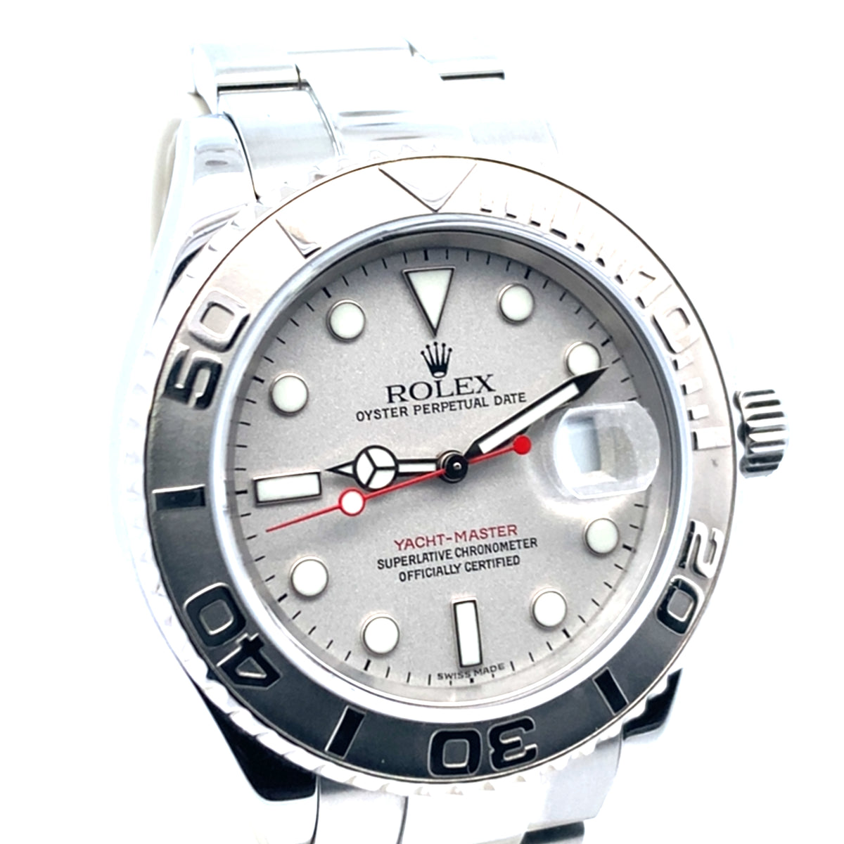 2005 Rolex Yacht-Master 16622 Platinum Bezel 40mm