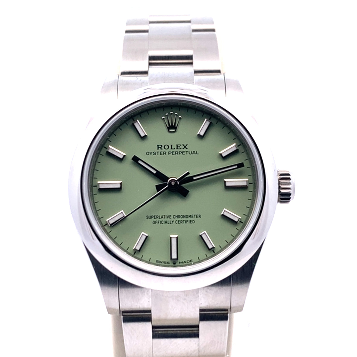 2026 Rolex Oyster Perpetual 277200 Pistachio Dial 31mm