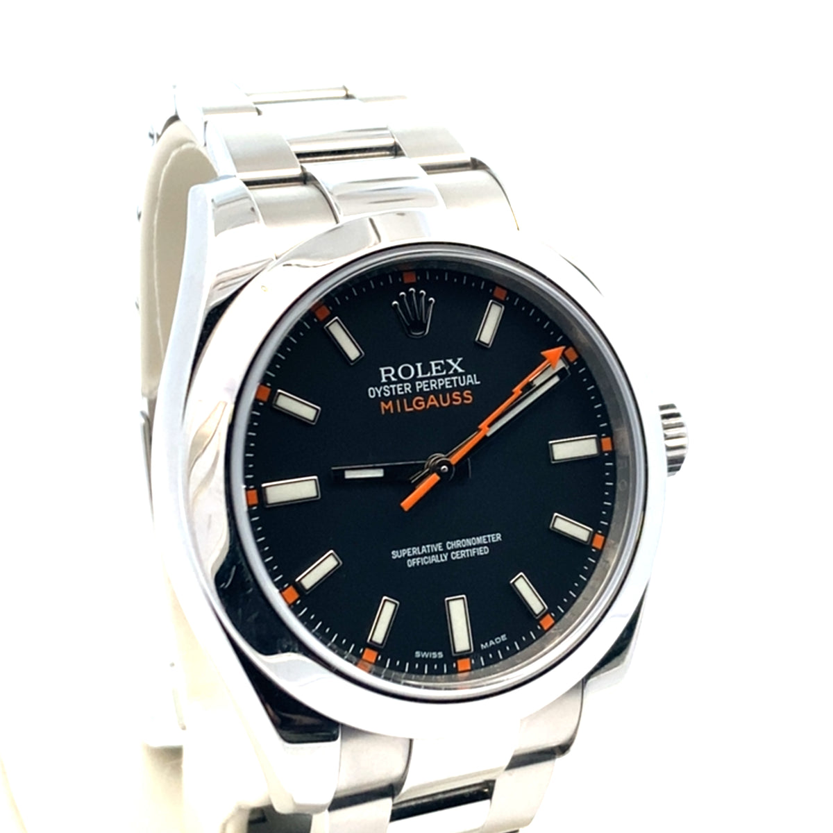 Rolex Milgauss 116400 Black Dial 40mm