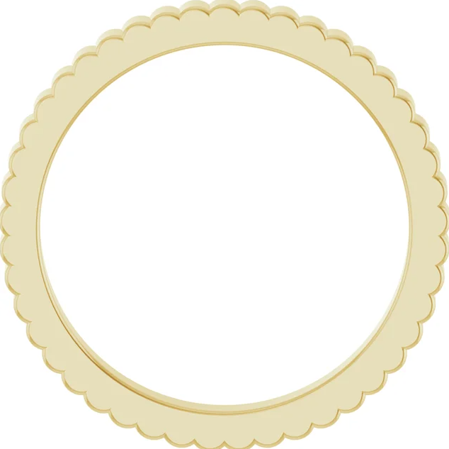 Stuller Grooved Gold Band