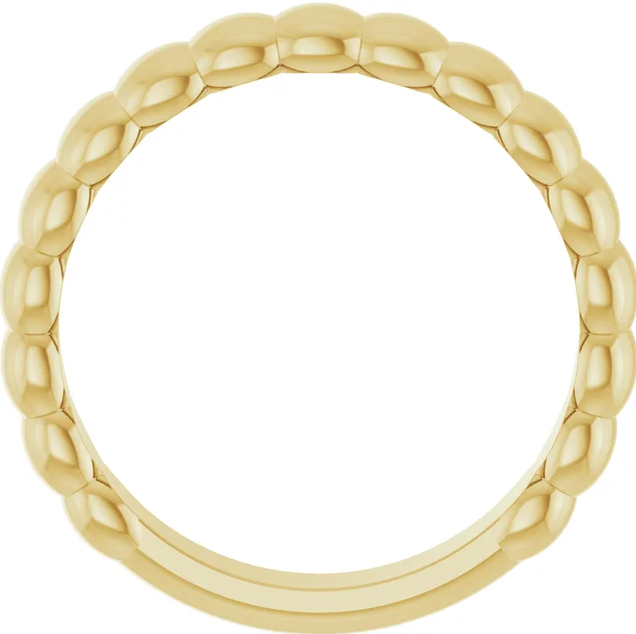 Stuller Fluted Gold Band