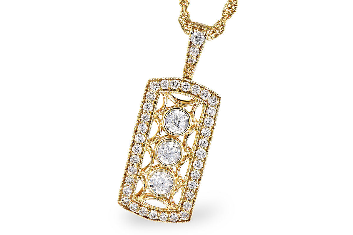 Allison Kaufman Diamond Filigree Pendant