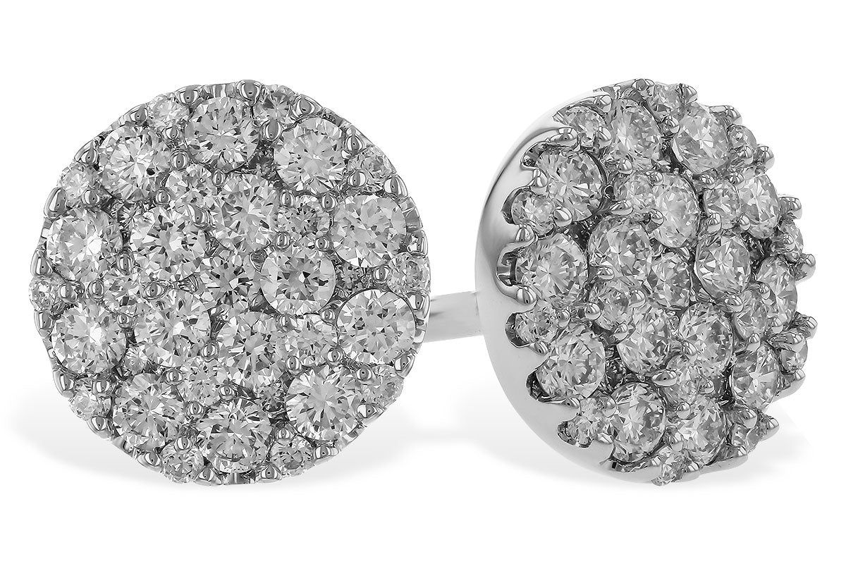 Allison Kaufman Cluster Diamond Earrings