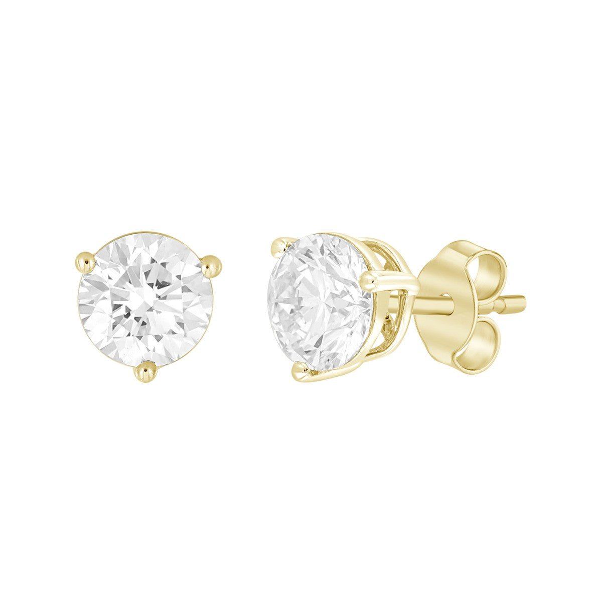 Ethos- Certified Lab Diamond Stud Earrings 3.00ctw