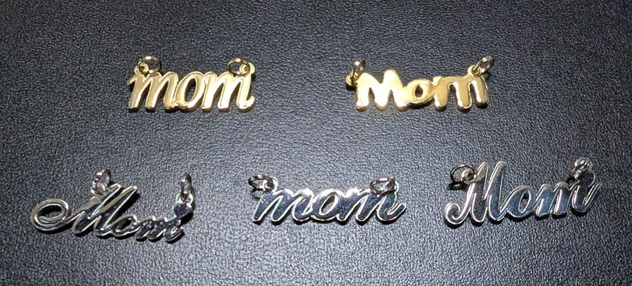 Custom "MOM" Pendants
