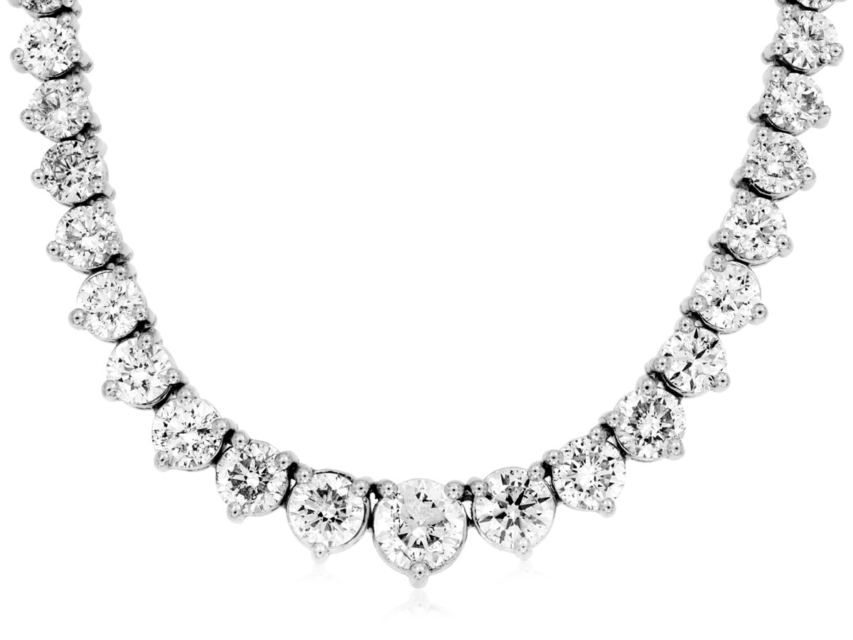 Royal Jewelry Diamond Riviera Necklace
