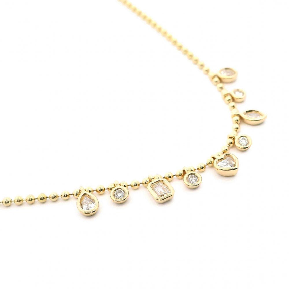 AGI Bezel Set Diamond Pendant