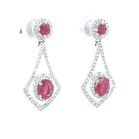 Ruby Fashion Earrings