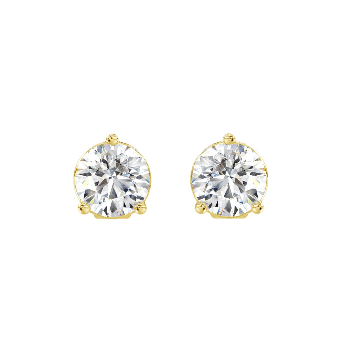 Ethos Certified Lab Diamond Stud Earrings 1.50ct