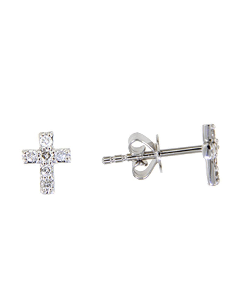 Diasun Diamond Cross Earrings