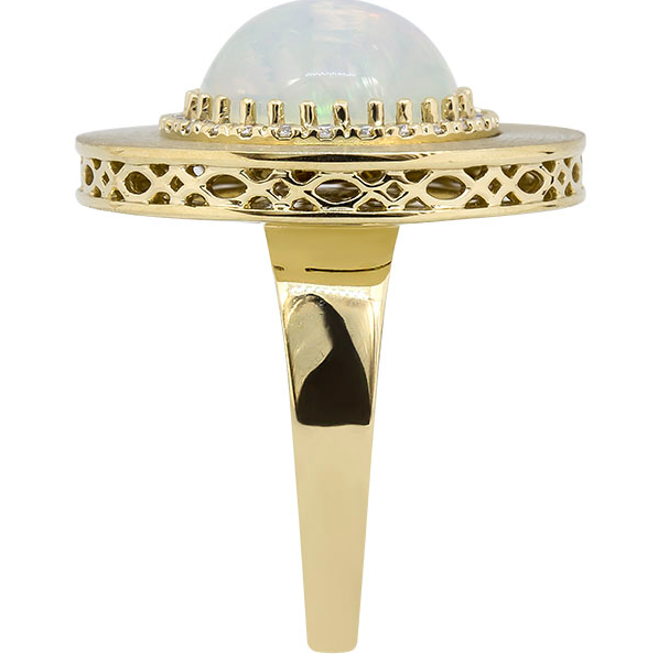Rego Ethiopian Opal Shield Ring