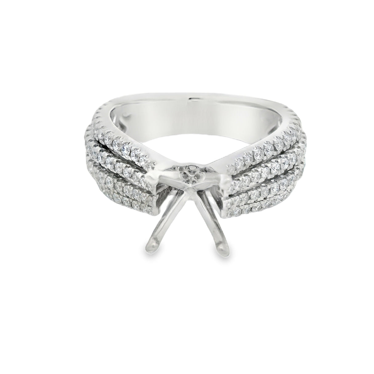 Herra Moti Tapered Diamond Engagement Ring