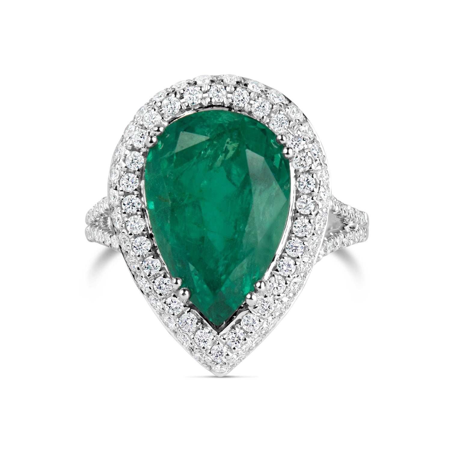 Almor Designs Emerald and Diamond Ring