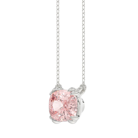 Ethos Pink Lab Diamond Soliaire Pendant