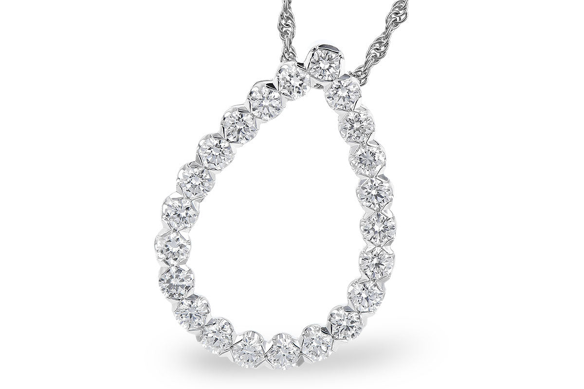 Allison Kaufman Open Pear Diamond Pendant