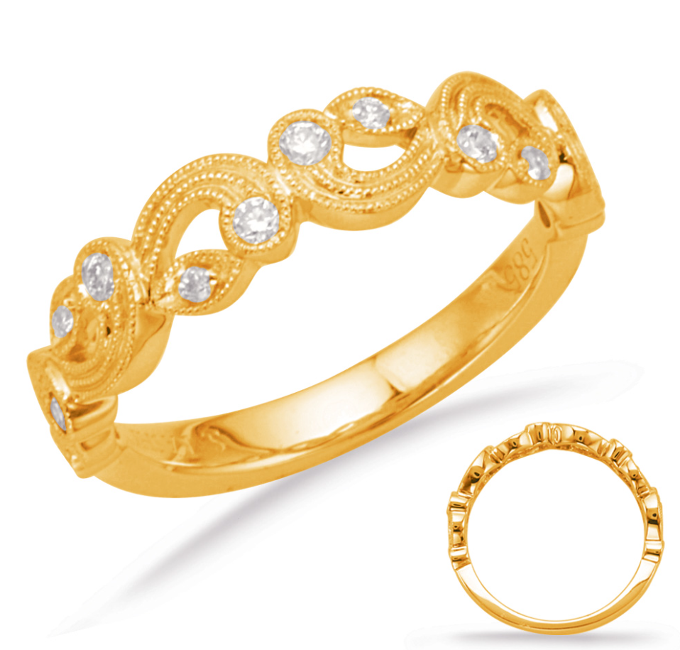 S.Kashi Diamond Vine Wedding Band